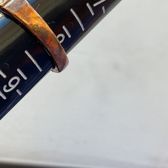 Vintage Cross Ring Crystal Copper size 8.25 - Picture 6 of 15